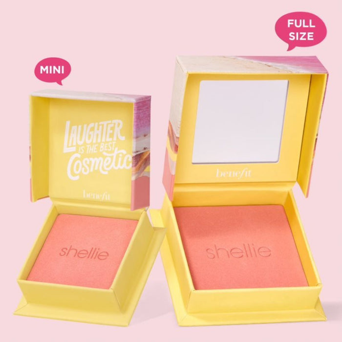 Benefit Powder Shellie Warm-Seashell Pink Blush.