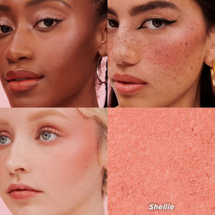 Benefit Powder Shellie Warm-Seashell Pink Blush.