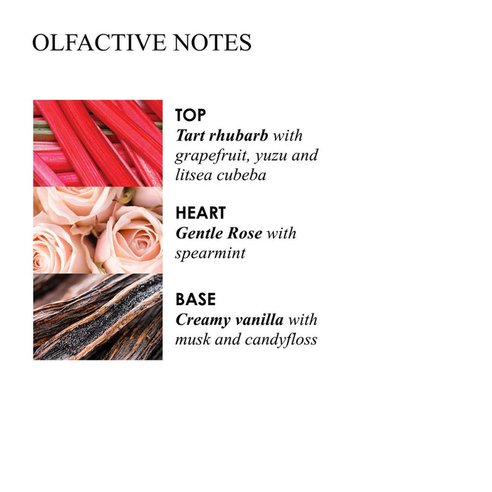 Molton Brown Delicious Rhubarb & Rose Signature Scented Single Wick Candle.
