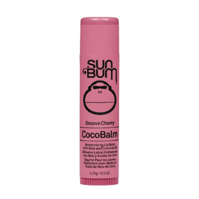 Sun Bum CocoBalm Lip Balm Groove Cherry.